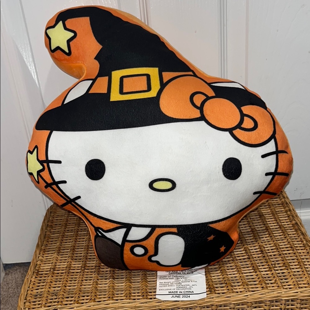 HELLO KITTY SANRIO hello kitty witch cloud pillow